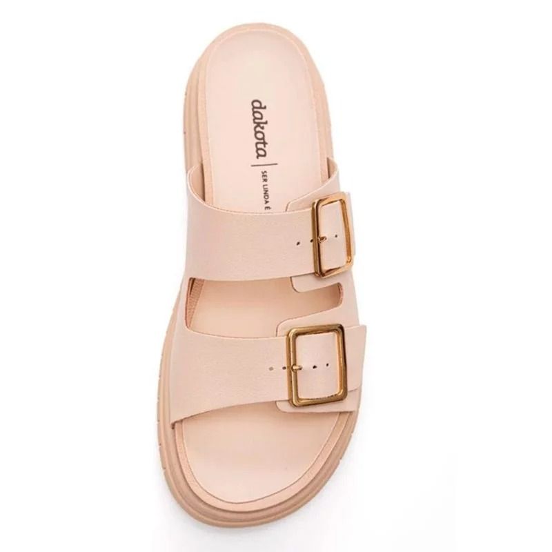 Chinelo Slide Flatform Dakota Feminino Cor Nude
