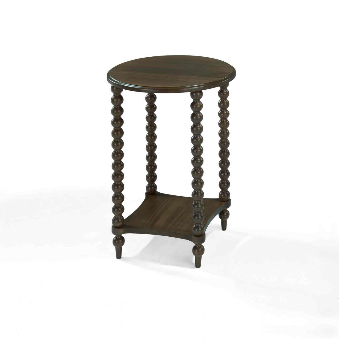 Mesa Lateral de Madeira Maciça Celine - Castanho Mesa Lateral de Madeira Maciça Celine - Castanho
