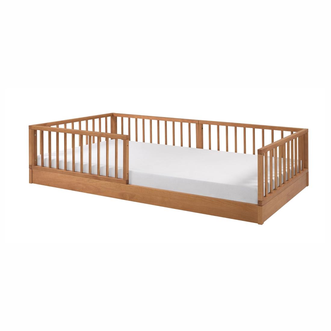 Cama Infantil Evolutiva Denver em Madeira Maciça Reflorestada Avelã Cama Infantil Evolutiva Denver em Madeira Maciça Reflorestada Avelã