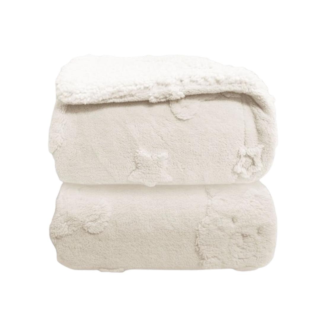 Cobertor de Bebê Sherpa Urso 110x90cm Cobertor de Bebê Sherpa Urso 110x90cm