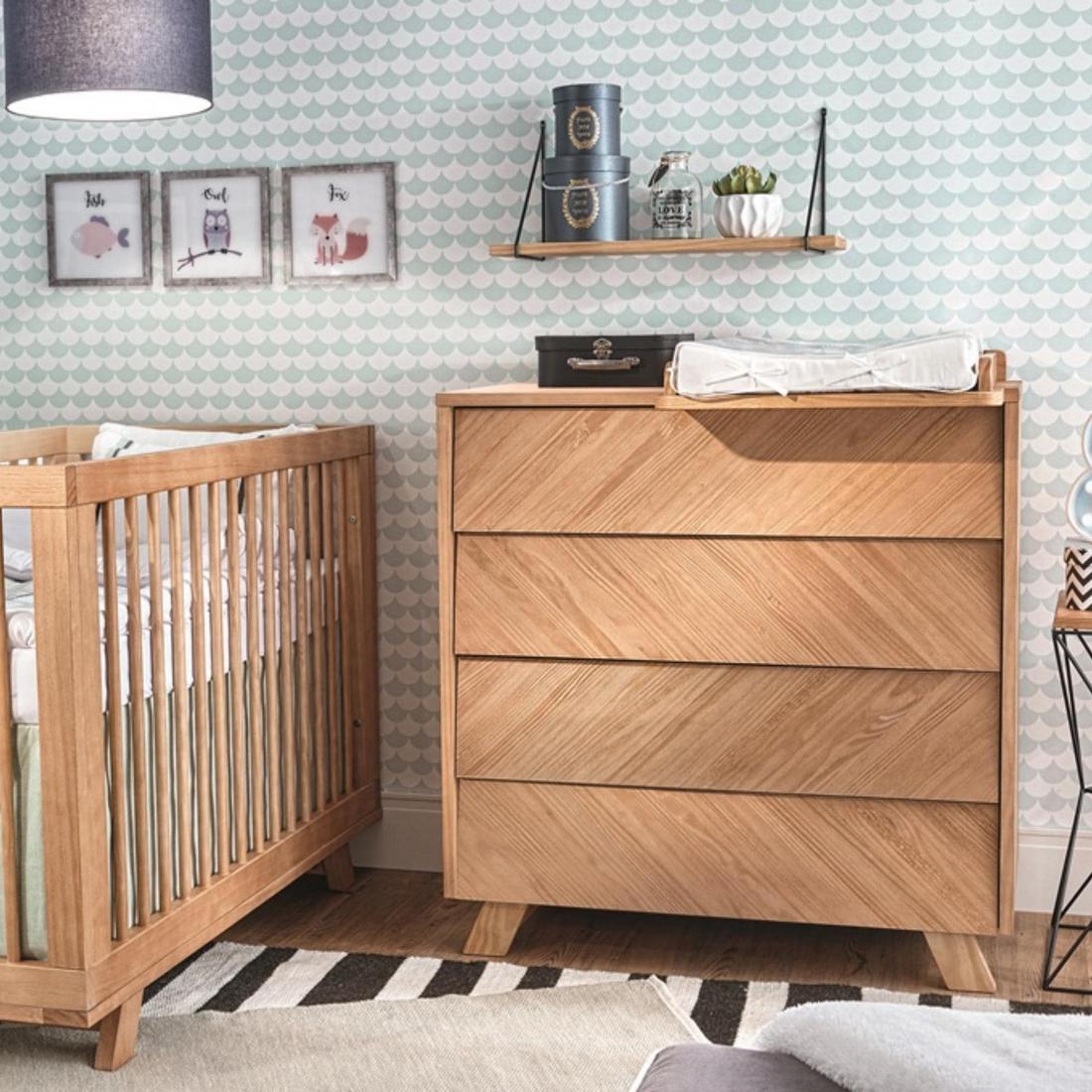 Trocador da Cômoda Kaike com Espuma - Avelã