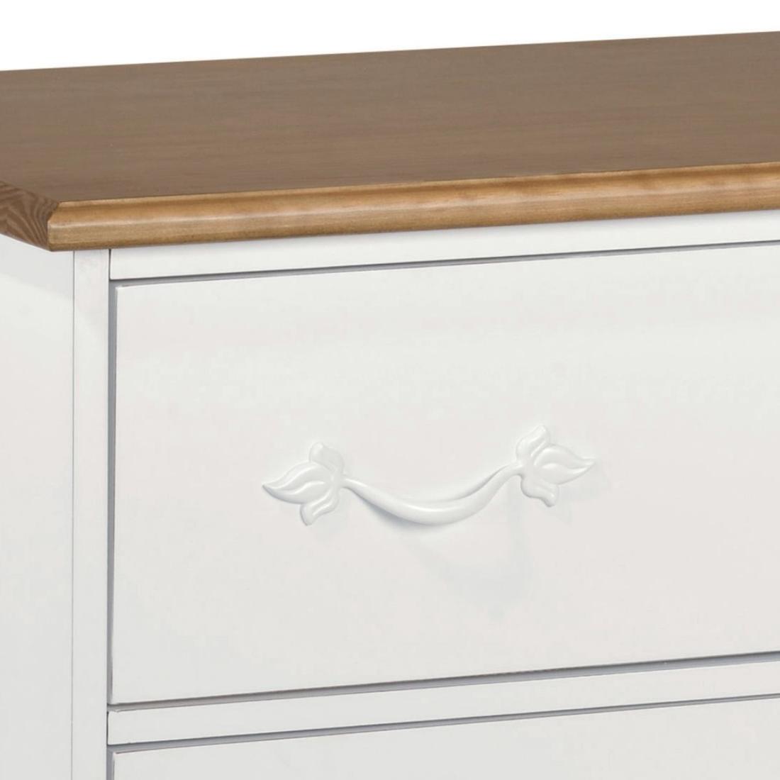 Puxador Folha Linha Provençal - Branco Puxador Folha Linha Provençal - Branco