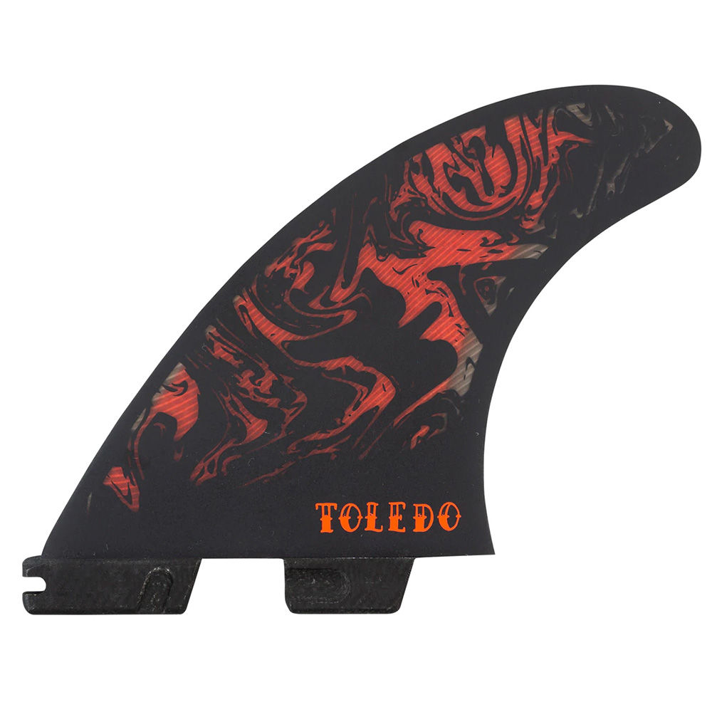 【2024年製 新品】 II FCS Quilhas FT OnlySurf - Large - Toledo Filipe - Tri PC サーフィン・ボディボード