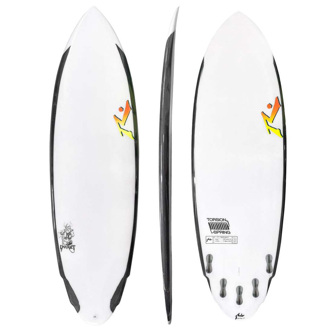 Prancha Rusty Torsion Spring Dwart 6'1 - 42,3 L