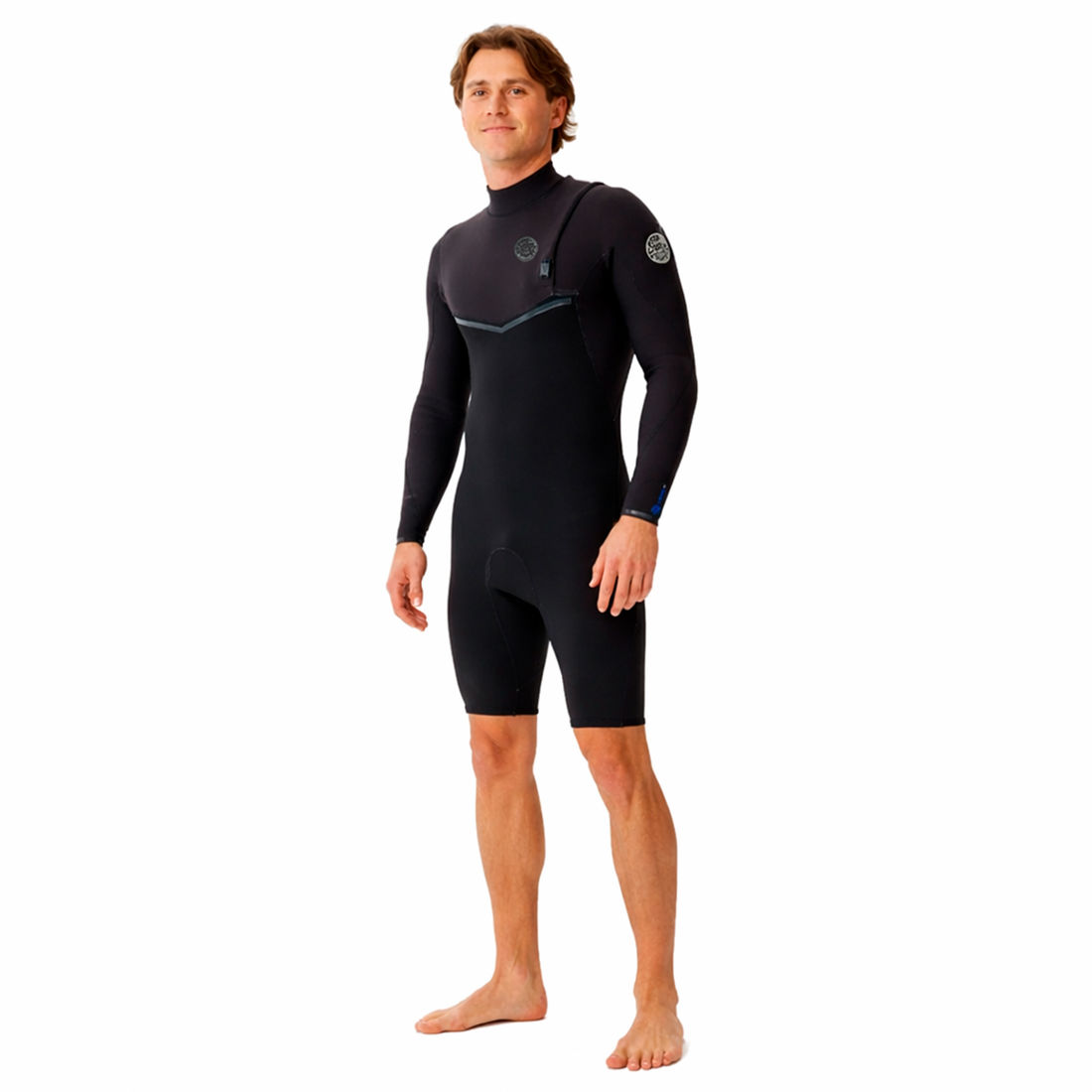 Short John Rip Curl E-Bomb E7 2mm Manga Longa Zip Free 2026 - OnlySurf