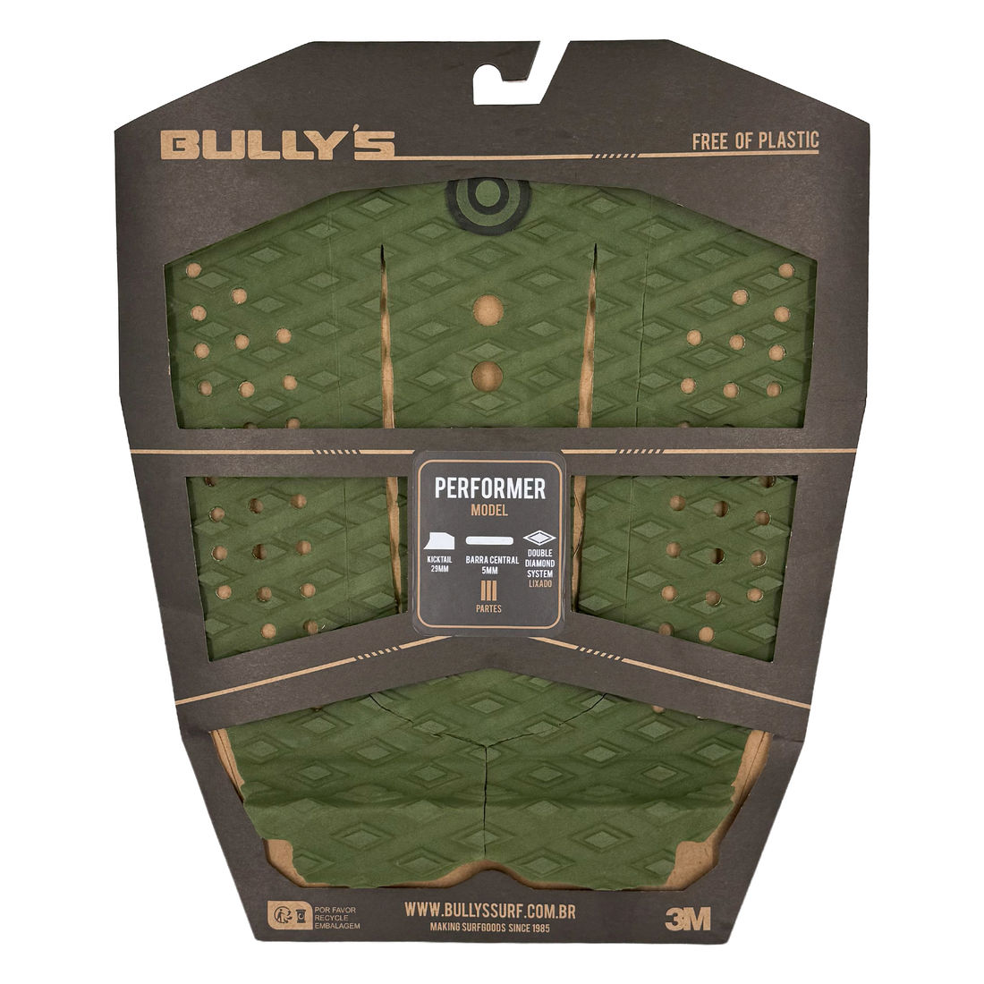 Deck Bullys Performer 3M Verde Musgo