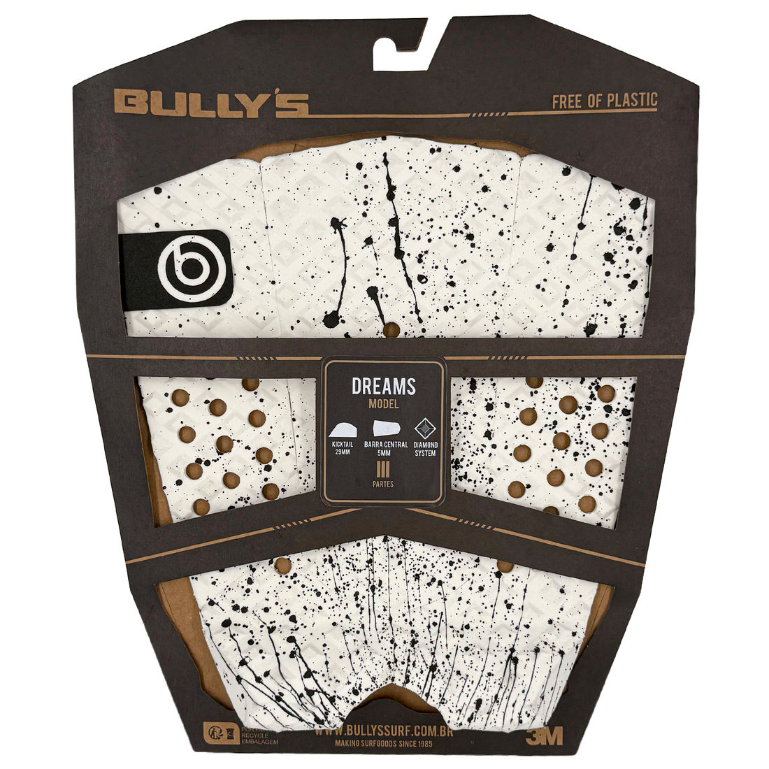 Deck Bullys Dreams 3M Branco Deck Bullys Dreams 3M Branco