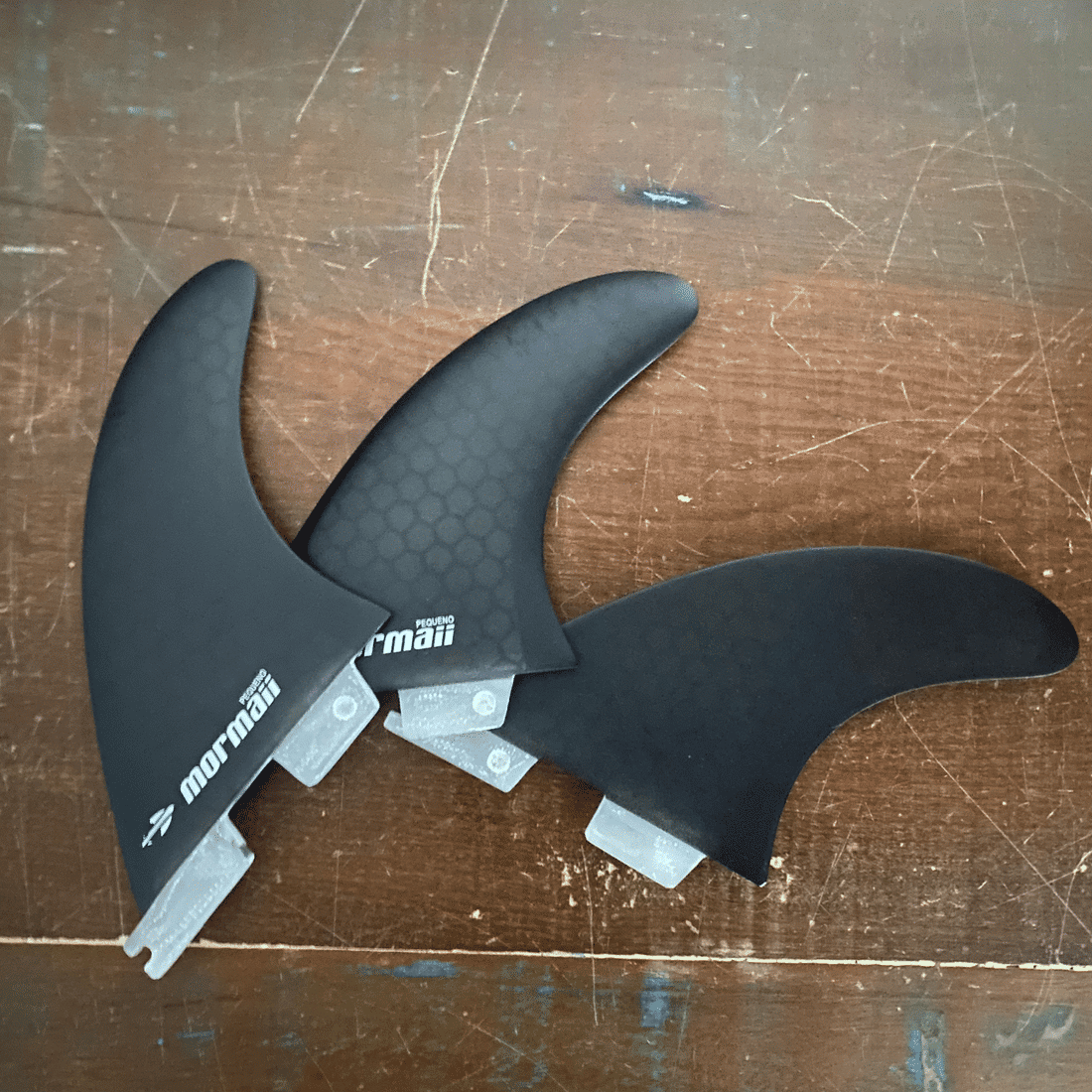 Quilhas Mormaii Glass Small Preto - Encaixe FCS II Quilhas Mormaii Glass Small Preto - Encaixe FCS II