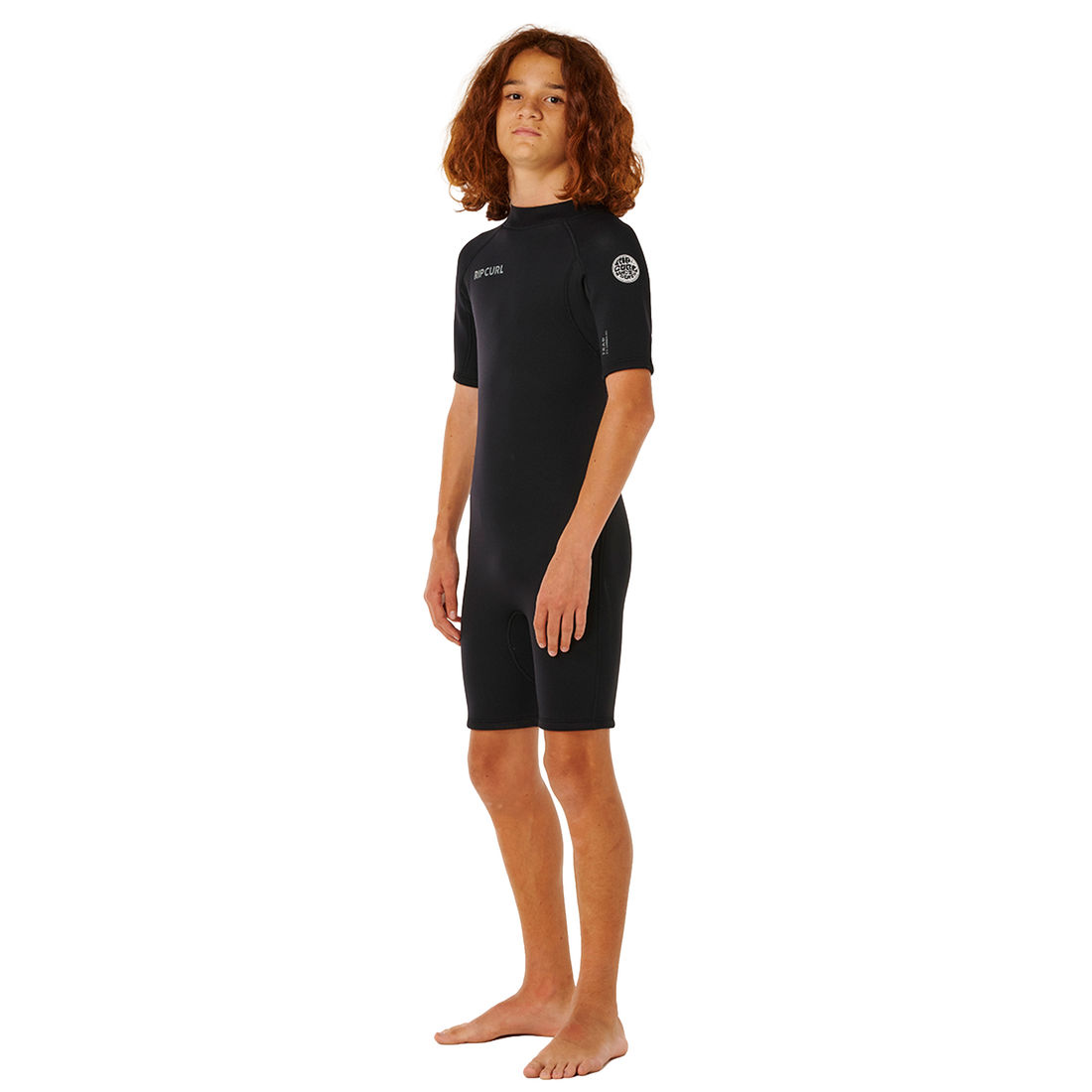 Short John Juvenil Rip Curl Manga Curta Trad 2 mm Back Zip