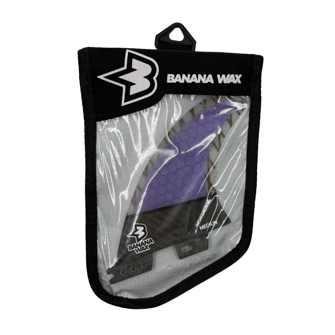 Quilhas Banana Wax Fibra de Carbono FCS2 Medium Roxo Quilhas Banana Wax Fibra de Carbono FCS2 Medium Roxo