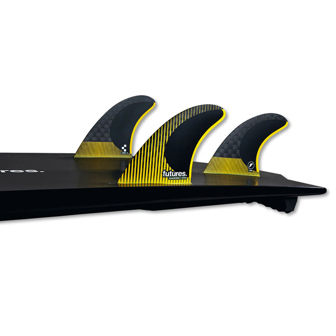 Quilhas Futures P8 Blackstix Tri - Large Quilhas Futures P8 Blackstix Tri - Large