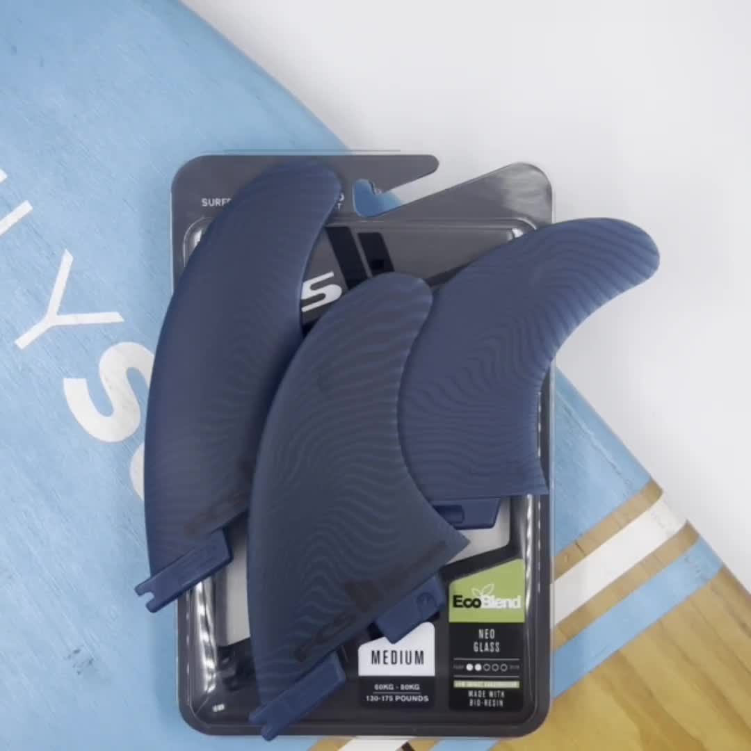 Quilhas FCS II Performer Neo Glass Tri - Medium - OnlySurf