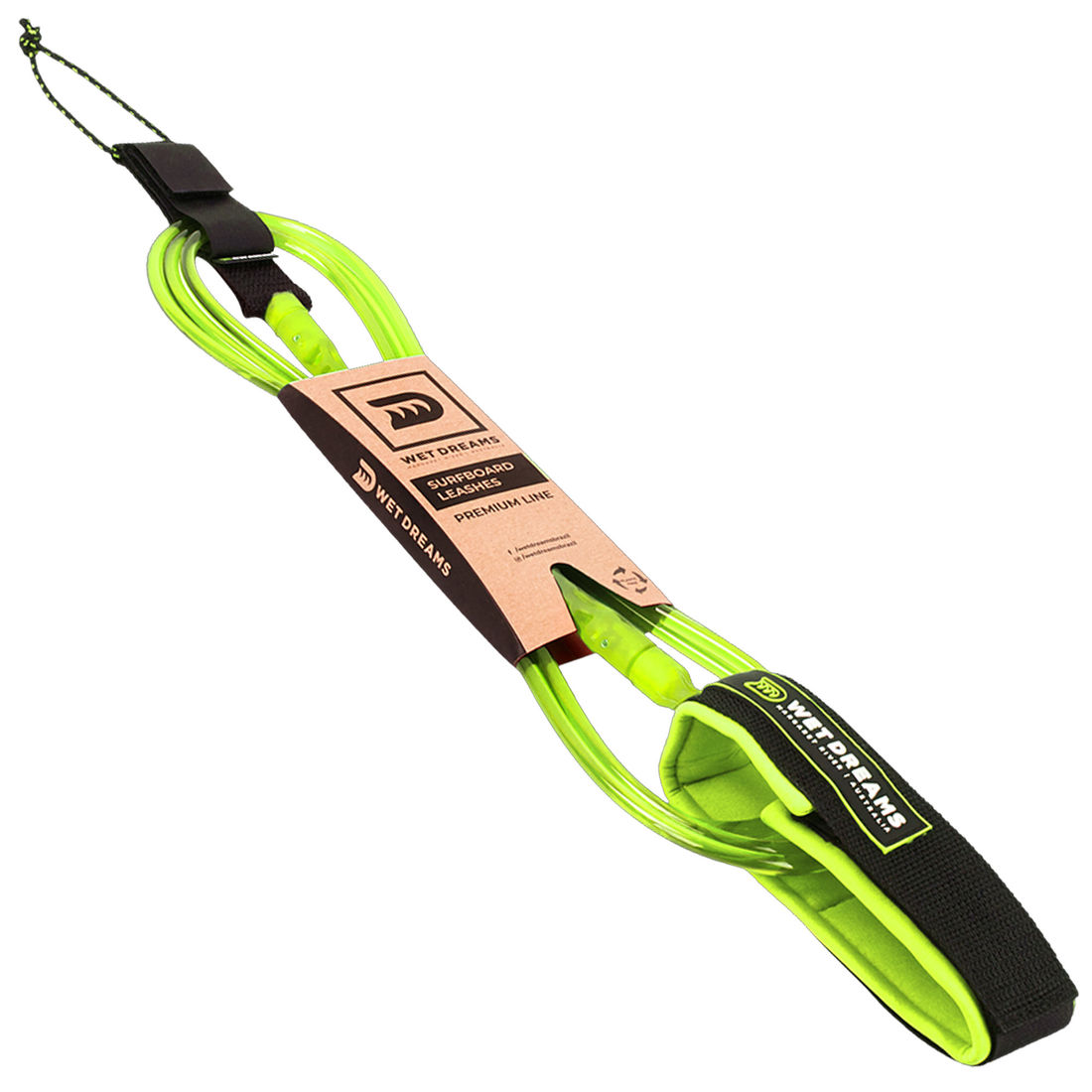 Leash Wet Dreams 9' x 6 mm - Premium Longboard Joelho - OnlySurf