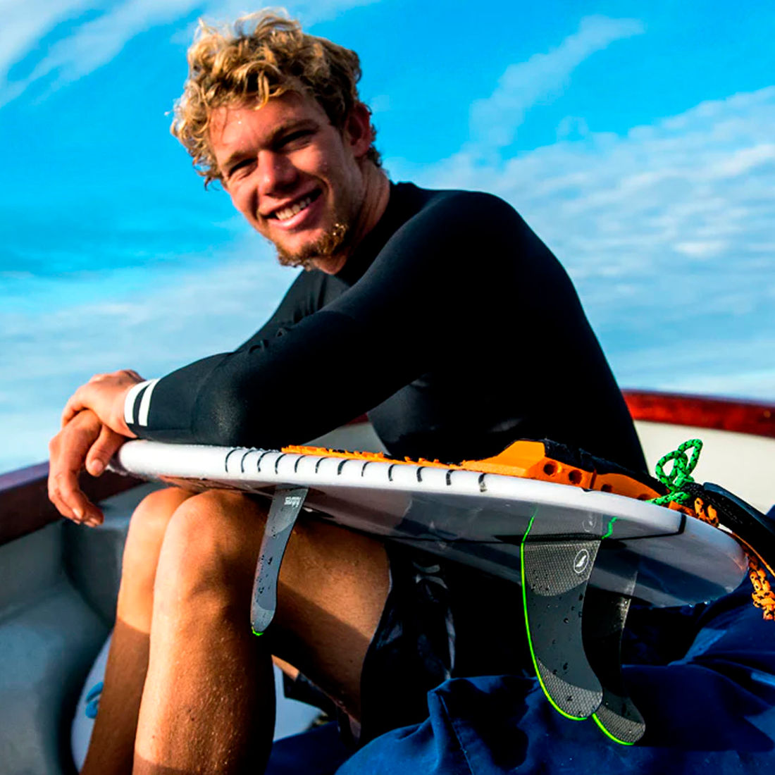 Quilhas Futures John John Florence Techflex Tri - Medium Quilhas Futures John John Florence Techflex Tri - Medium