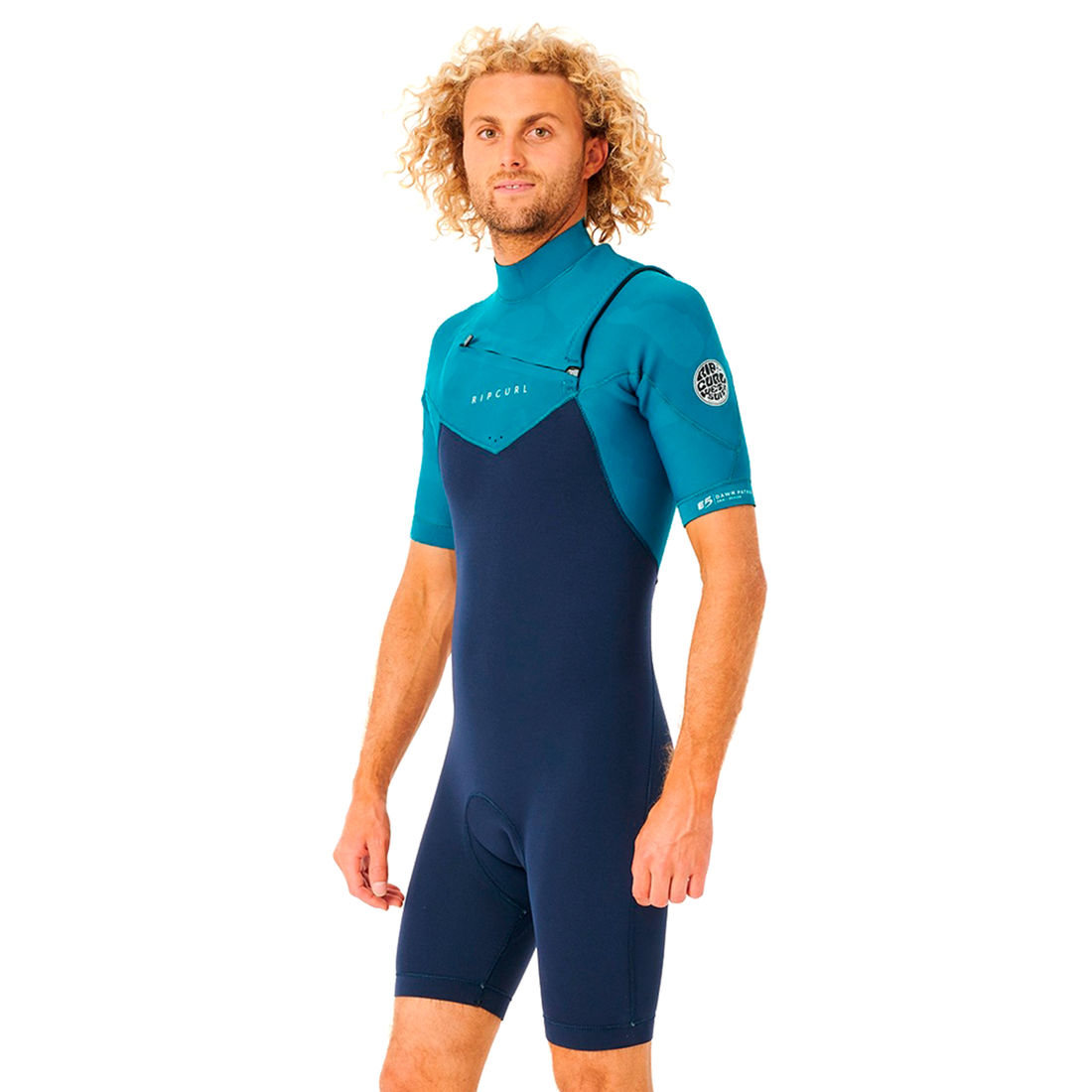 Short John Rip Curl Manga Curta Dawn Patrol 2 mm Vedado - OnlySurf