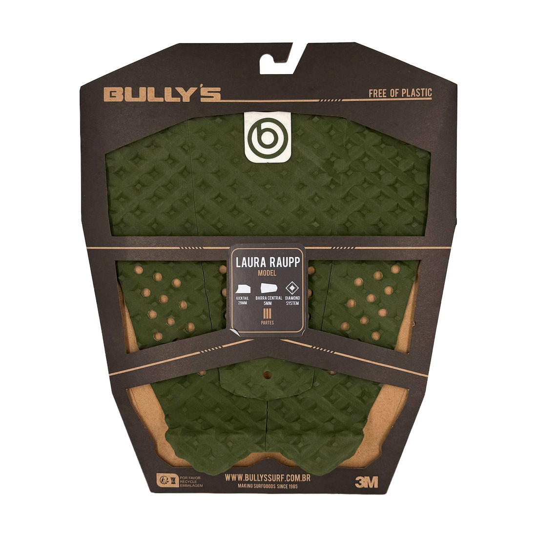 Deck Bullys Laura Raupp 3M Verde Musgo Deck Bullys Laura Raupp 3M Verde Musgo