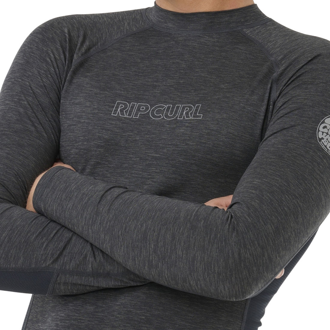 Camisa Lycra Rip Curl Dawn Patrol Performance UV 50+ Black Marle