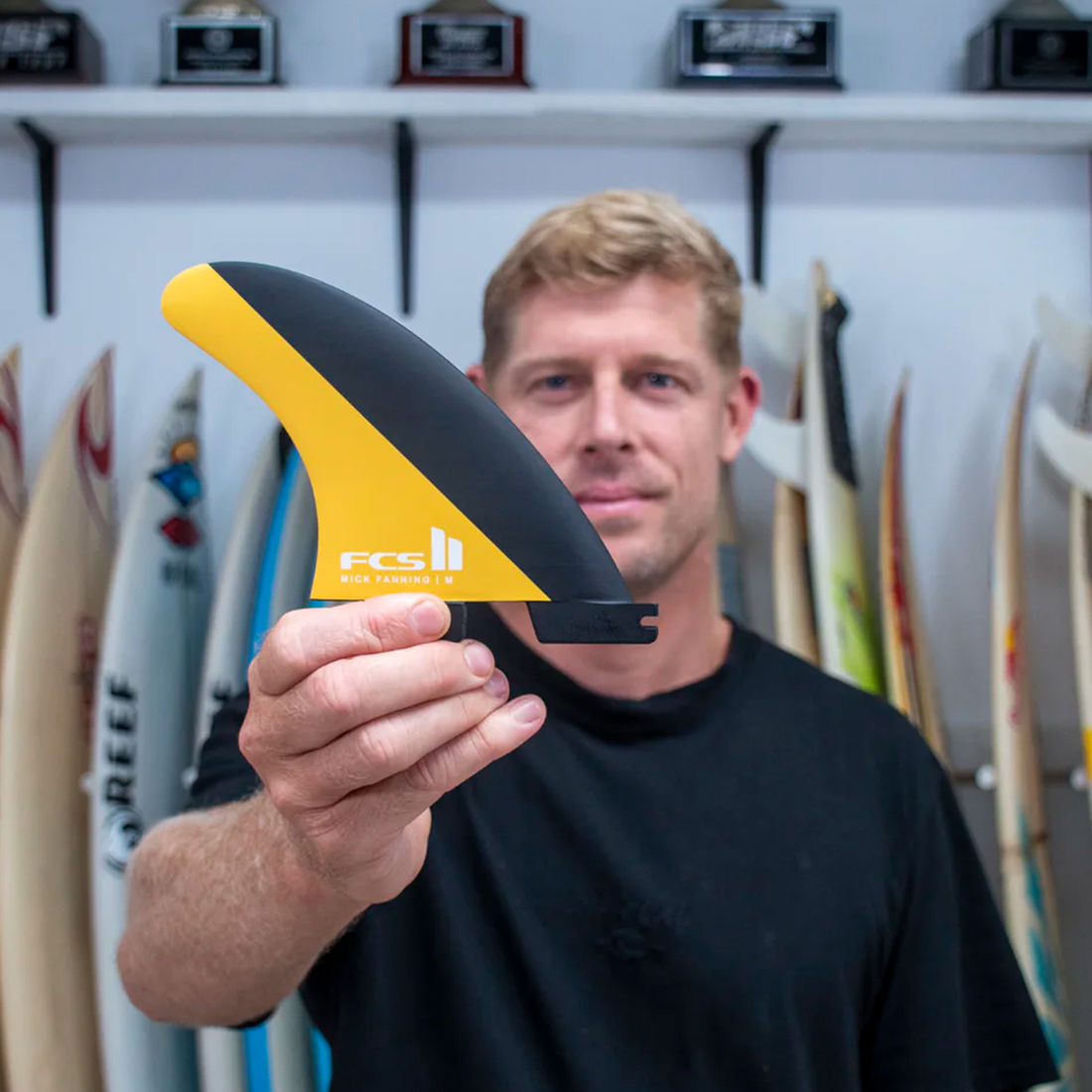 Quilhas FCS II MF PC Tri - Mick Fanning - Large