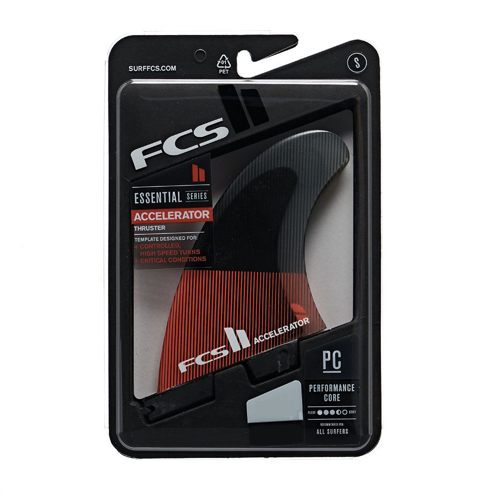 Quilhas FCS II Accelerator PC Tri - Large Quilhas FCS II Accelerator PC Tri - Large