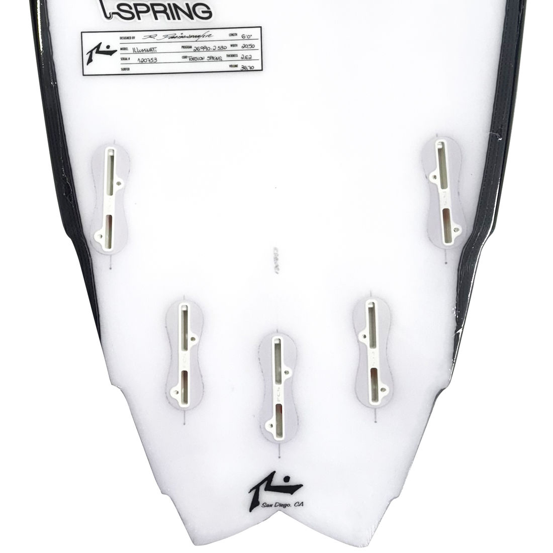 Prancha Rusty Torsion Spring Illuminati 6'0 - 36,7L