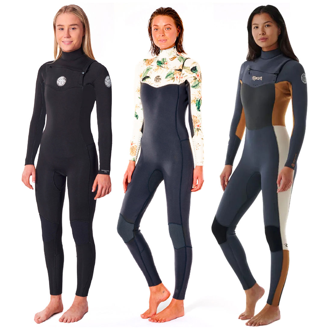 Long John Feminino Rip Curl Dawn Patrol 3/2 mm Vedado Chestzip OnlySurf