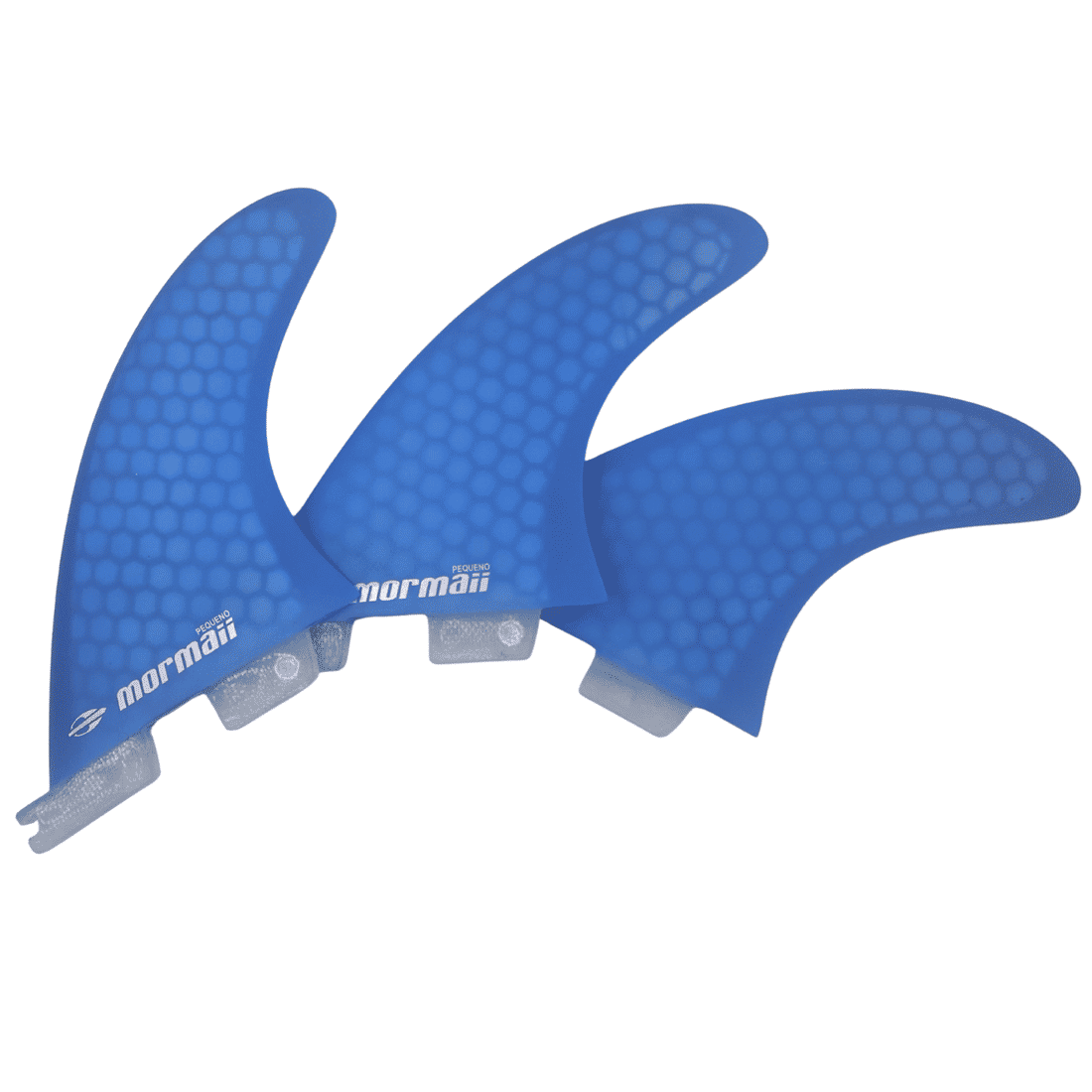 Quilhas Mormaii Glass Small Azul - Encaixe FCS II Quilhas Mormaii Glass Small Azul - Encaixe FCS II