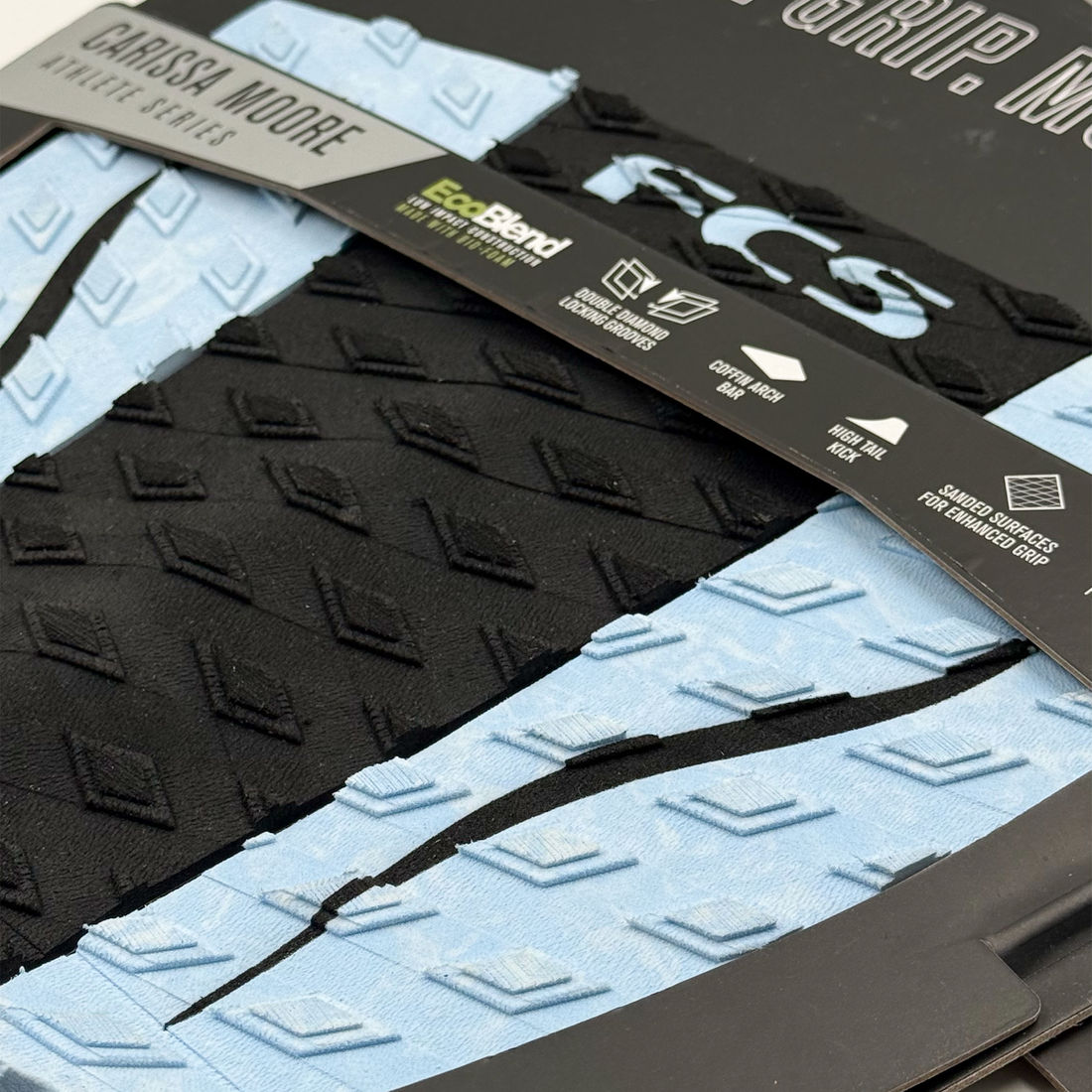 Deck FCS Carissa Moore Black Blue Deck FCS Carissa Moore Black Blue