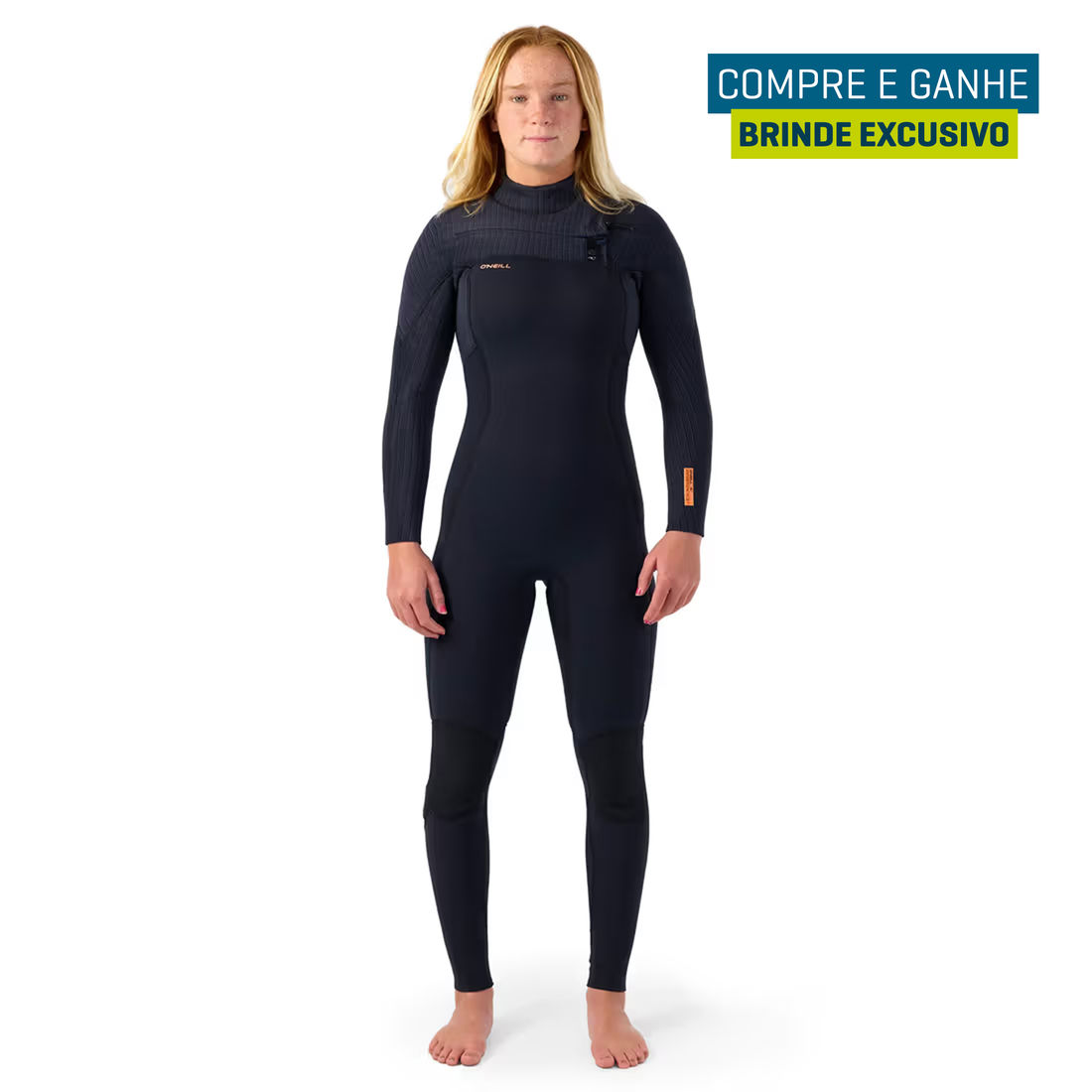 Long John Feminino O'neill Hyperfreak 3/2 mm Chest Zip Long John Feminino O'neill Hyperfreak 3/2 mm Chest Zip