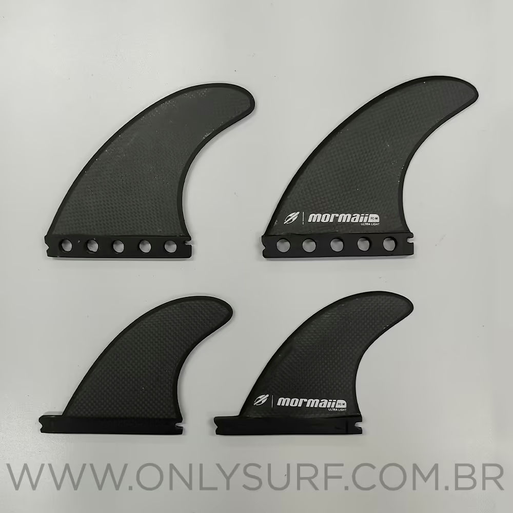 Quilhas Mormaii Quad Full Carbon Large Encaixe Futures Quilhas Mormaii Quad Full Carbon Large Encaixe Futures