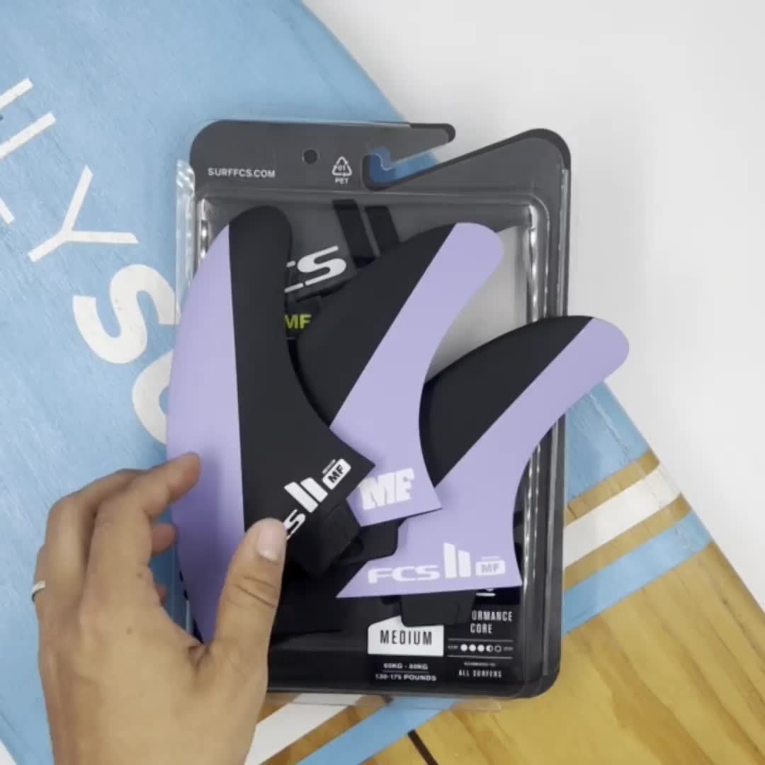 Quilhas FCS II MF PC Tri - Mick Fanning - Medium - OnlySurf
