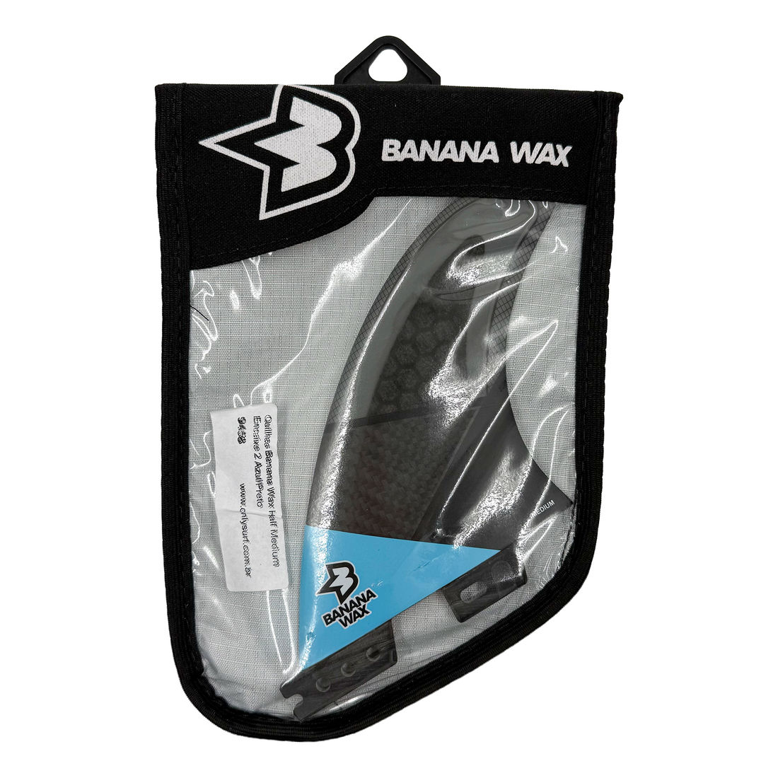 Quilhas Banana Wax Fibra de Carbono FCS2 Medium Azul Quilhas Banana Wax Fibra de Carbono FCS2 Medium Azul