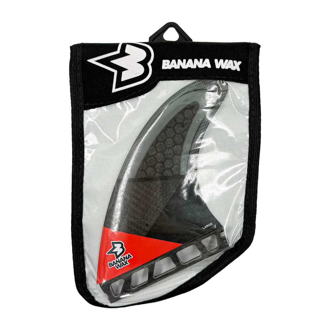 Quilhas Banana Wax Fibra de Carbono Futures Large Vermelho Quilhas Banana Wax Fibra de Carbono Futures Large Vermelho