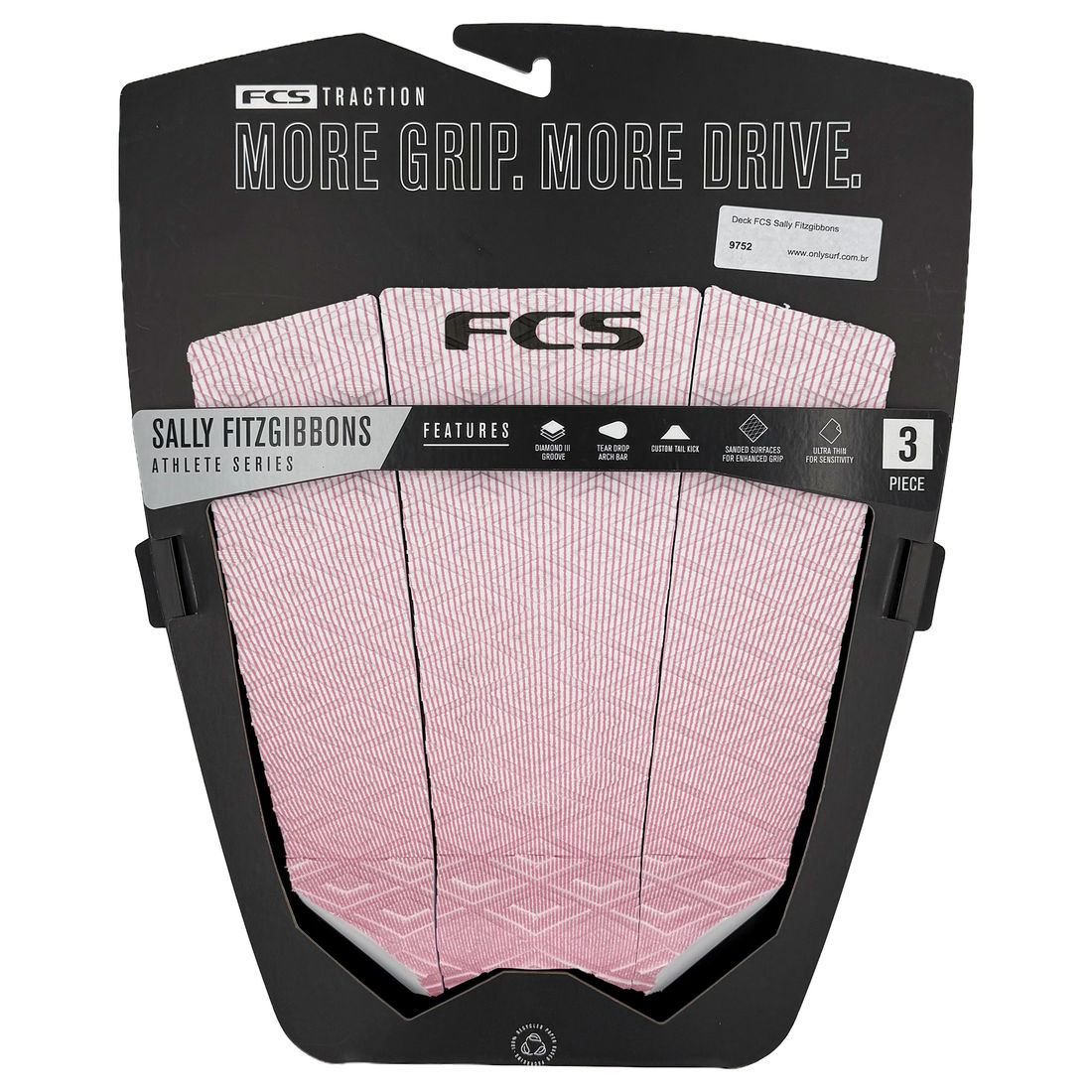 Deck FCS Sally Fitzgibbons White Dusty Pink Deck FCS Sally Fitzgibbons White Dusty Pink