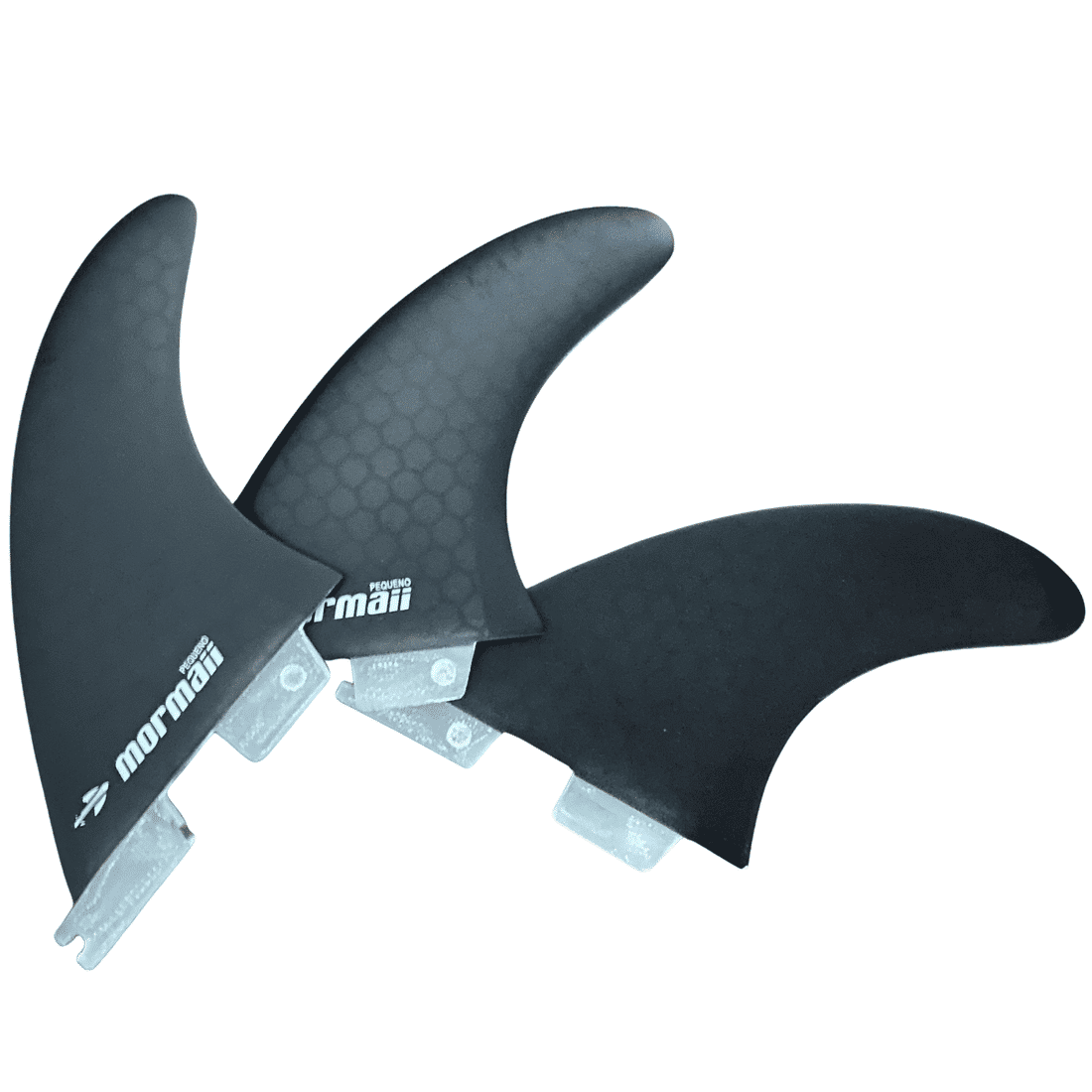 Quilhas Mormaii Glass Small Preto - Encaixe FCS II Quilhas Mormaii Glass Small Preto - Encaixe FCS II