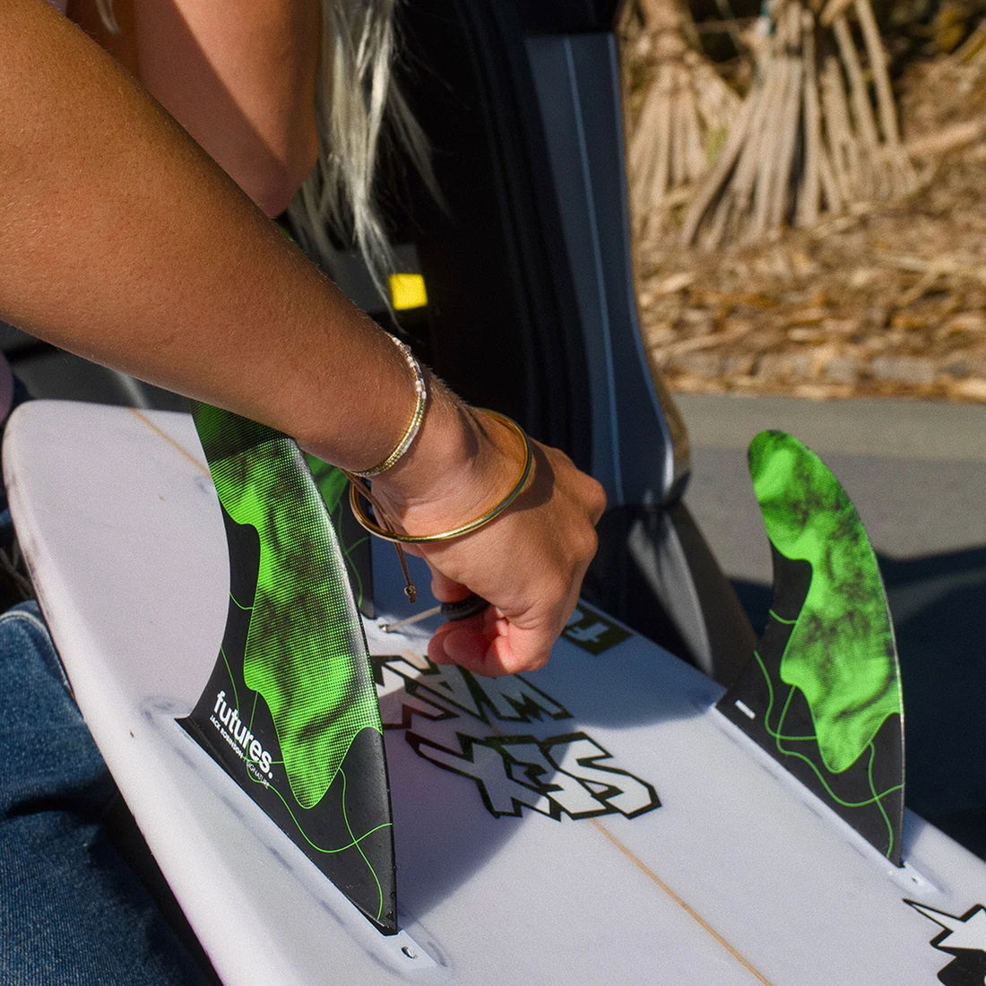 Quilhas Futures Jack Robinson Honeycomb Tri - Medium Quilhas Futures Jack Robinson Honeycomb Tri - Medium