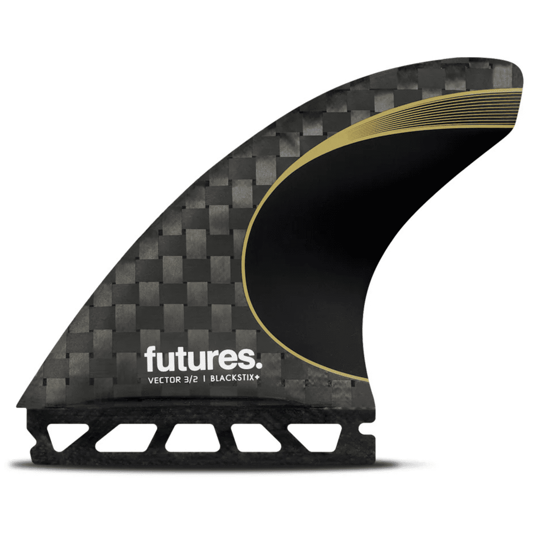 Quilhas Futures Vector 3/2 Blackstix+ Tri - Medium