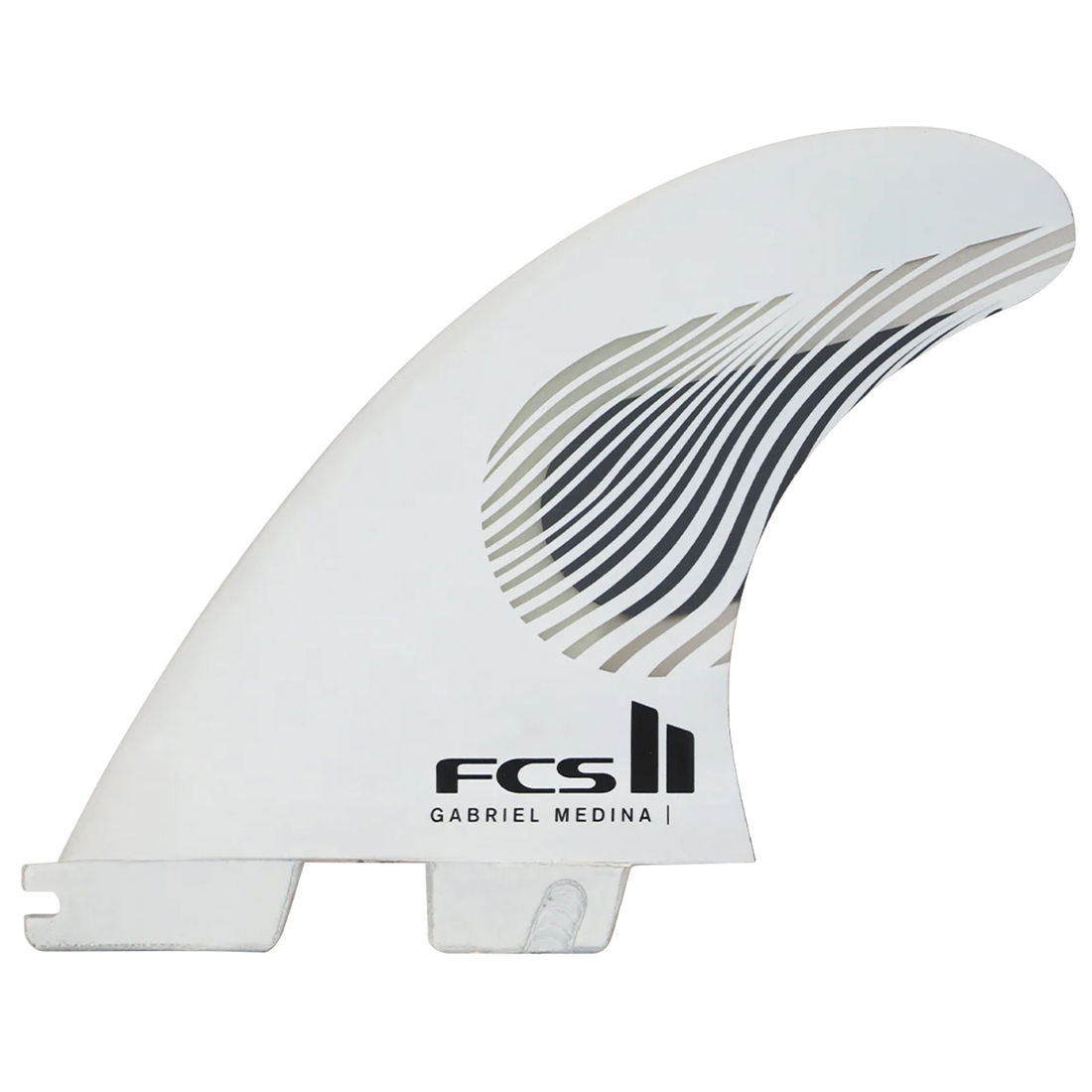 Quilhas FCS II Gabriel Medina GM PC Tri - Large White/Black Quilhas FCS II Gabriel Medina GM PC Tri - Large White/Black