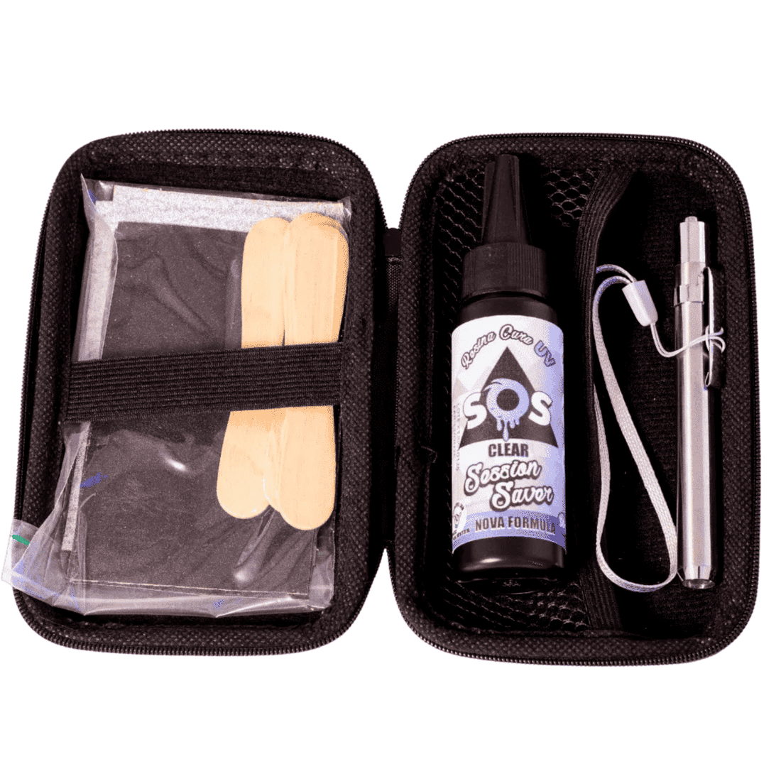 Kit Reparo - Conserto Epoxy e Poliester - 50g + Lanterna UV Ohana Kit Reparo - Conserto Epoxy e Poliester - 50g + Lanterna UV Ohana