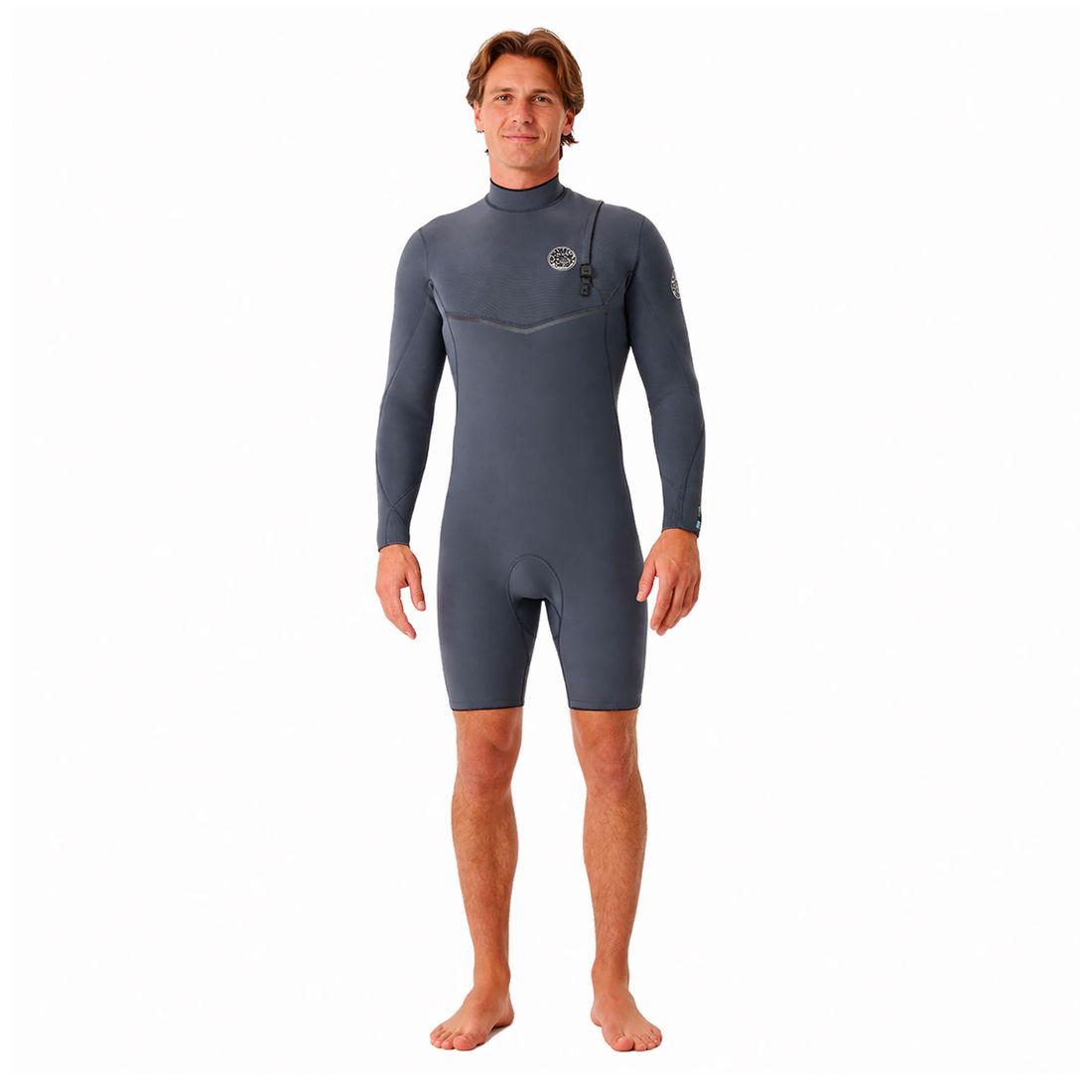 Short John Rip Curl E-Bomb E7 2/2 mm Manga Longa Zip Free 2026