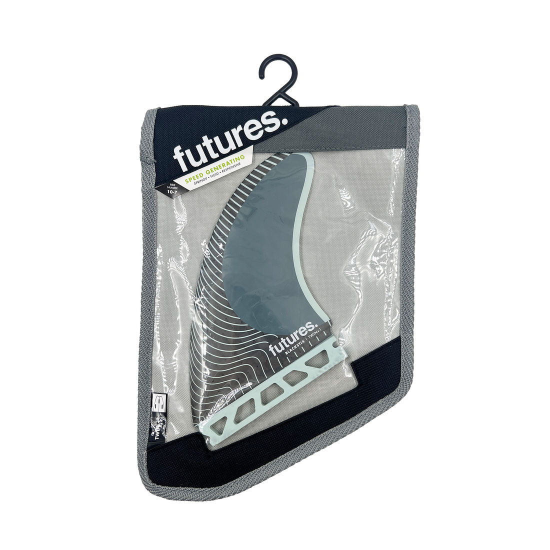 Quilhas Futures Blackstix Twin - Biquilha + Estab