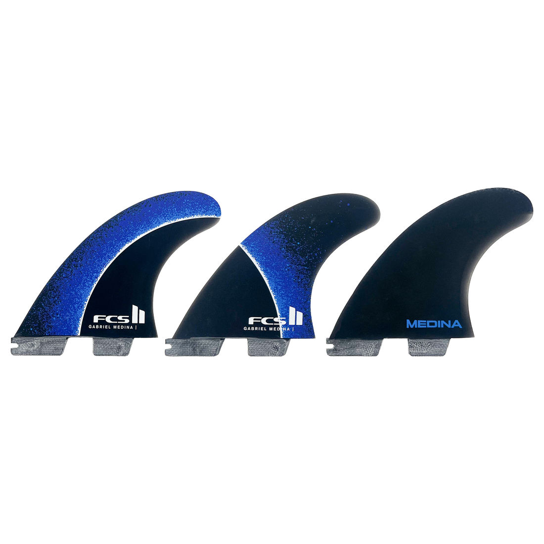 Quilhas FCS II Gabriel Medina GM PC Tri - Medium Blue Quilhas FCS II Gabriel Medina GM PC Tri - Medium Blue