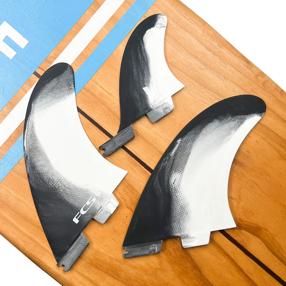 Quilhas FCS II MR Twin PC - Biquilha + Estabilizador - XL Quilhas FCS II MR Twin PC - Biquilha + Estabilizador - XL