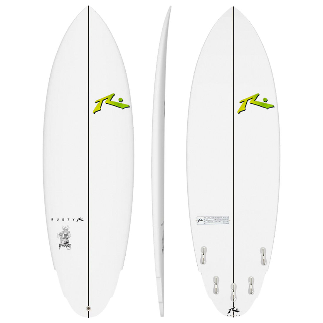 Prancha Rusty Dwart EPS/Epoxi 5'10 - 37 L Prancha Rusty Dwart EPS/Epoxi 5'10 - 37 L