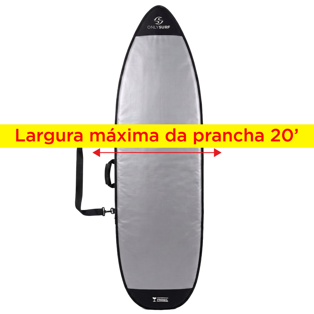 Capa Prancha Refletiva Shortboard OnlySurf