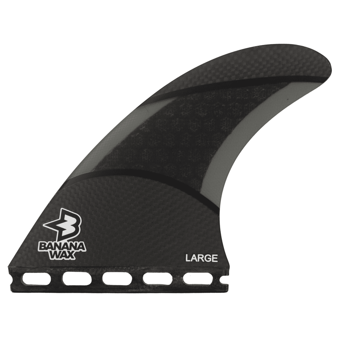 Quilhas Banana Wax Fibra de Carbono Futures Large Preto Quilhas Banana Wax Fibra de Carbono Futures Large Preto