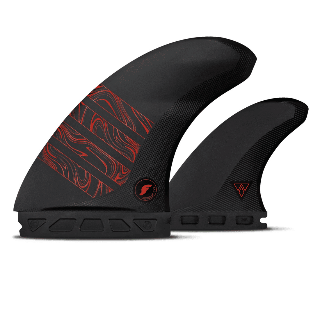 Quilhas Futures 3/2 Reverse Alpha Twin + Estab Quilhas Futures 3/2 Reverse Alpha Twin + Estab