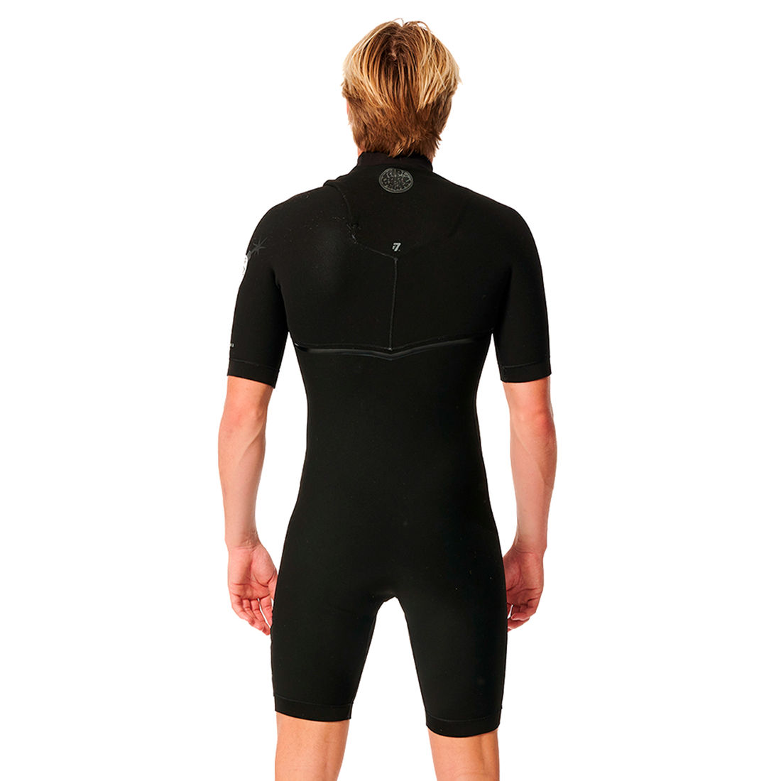 RipCurl ショートジョン！ Short John Rip Curl Manga Curta E-Bomb E7 Zip Free 2 mm Vedado