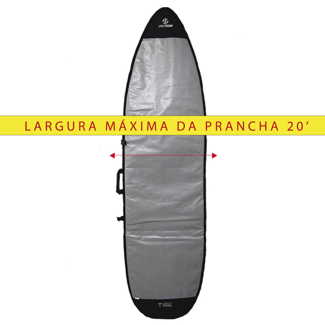 Capa Prancha Refletiva Shortboard OnlySurf Capa Prancha Refletiva Shortboard OnlySurf