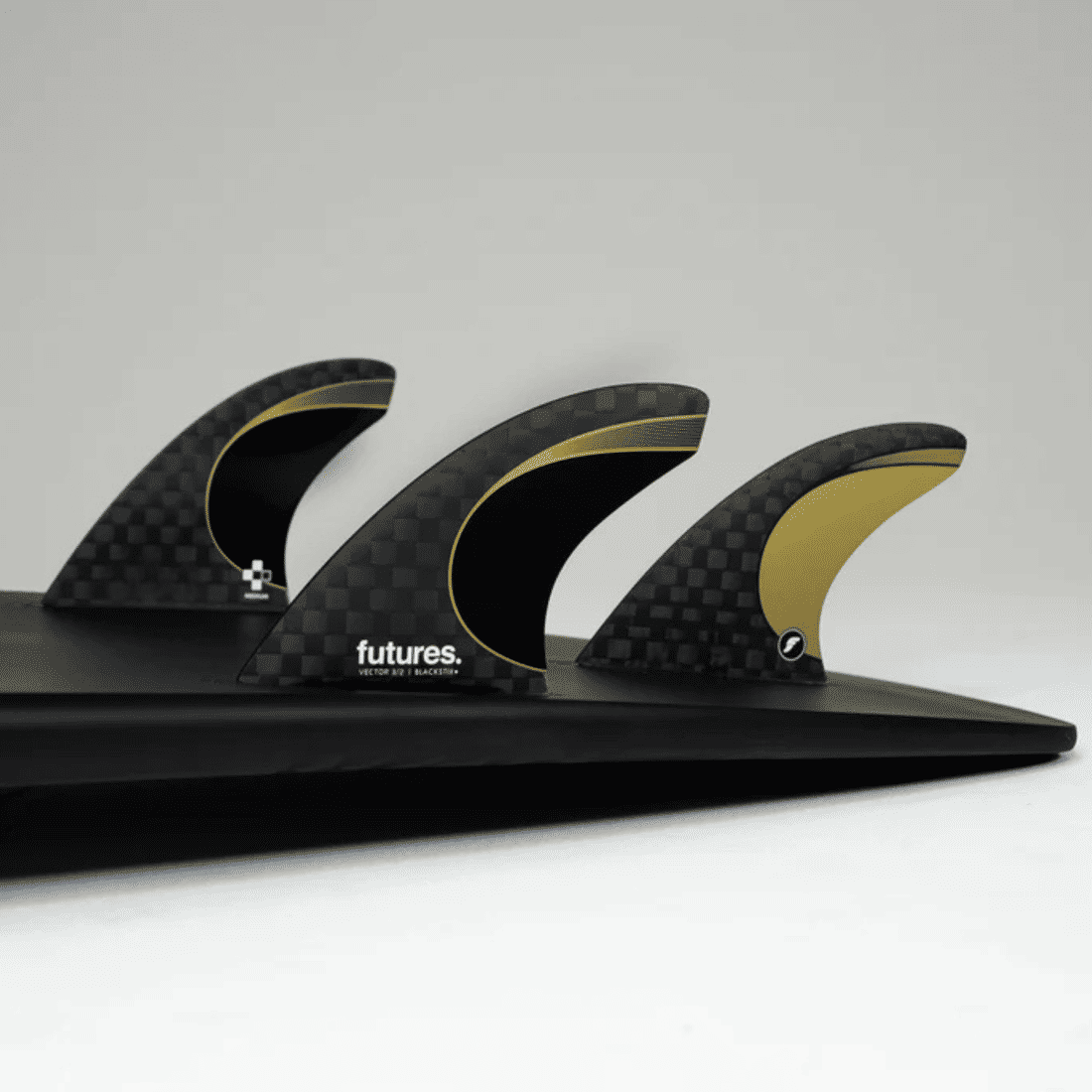 Quilhas Futures Vector 3/2 Blackstix+ Tri - Medium