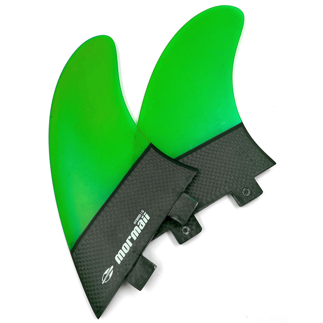 Quilhas Mormaii Biquilha Twin Hybrid XL Verde